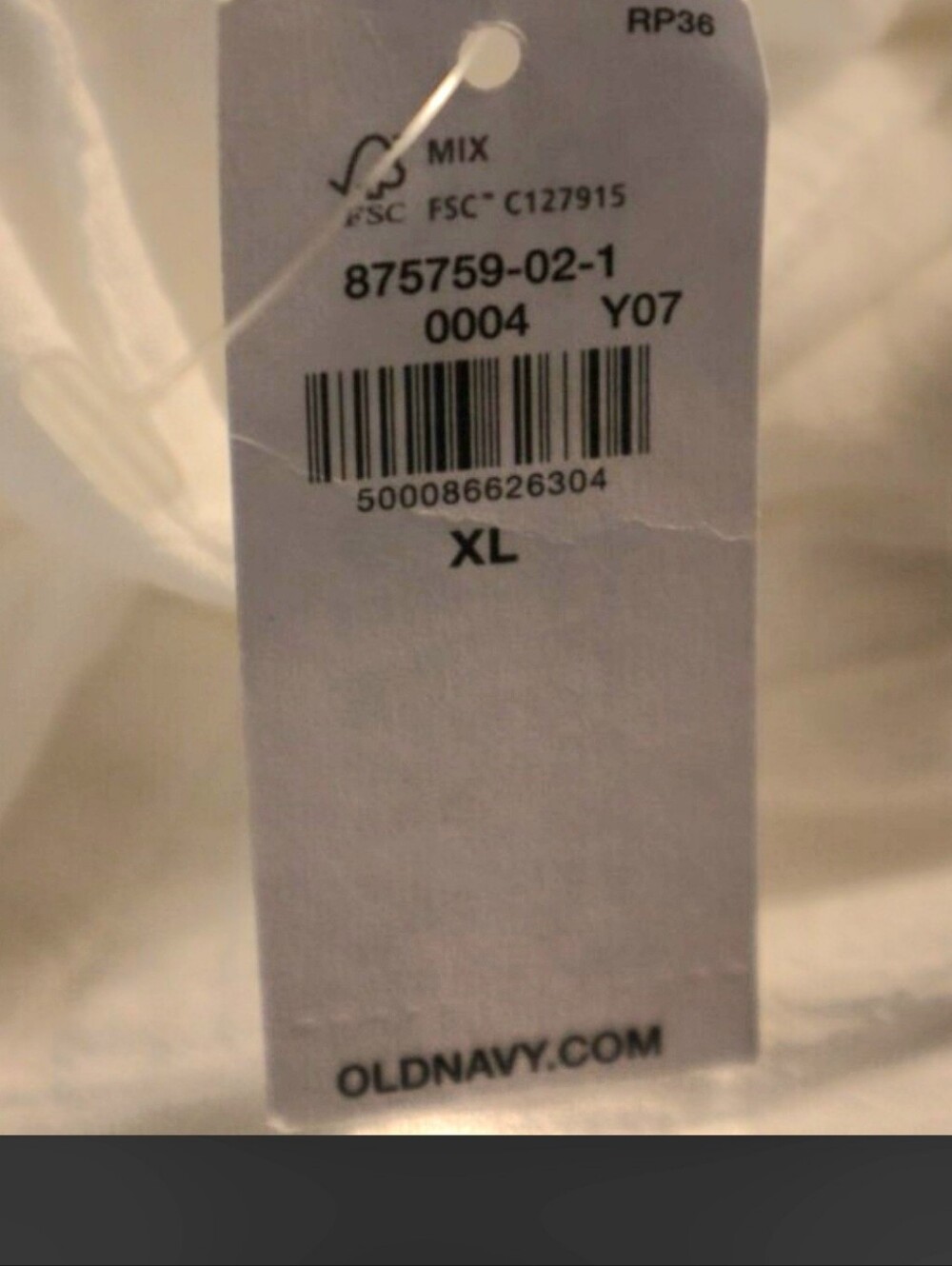 Old Navy Dress Size XXL White Puff Sleeve Tie Back Cut-Out Mini Swing Size XL - Picture 7 of 8